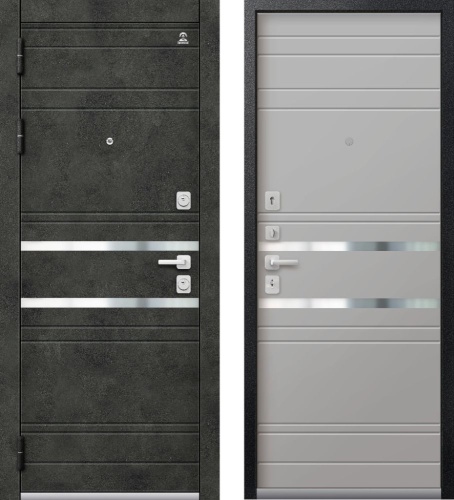 Центурион С-109 Чёрный муар+Бетон темный - Кашемир сильвер Центурион С-109 Чёрный муар+Бетон темный - Кашемир сильвер